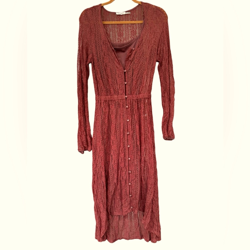 Lace Long Sleeve Dress